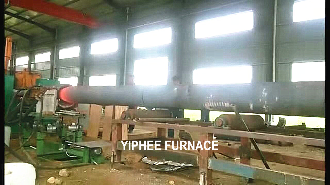 Heating pipe diameter expansion furnace